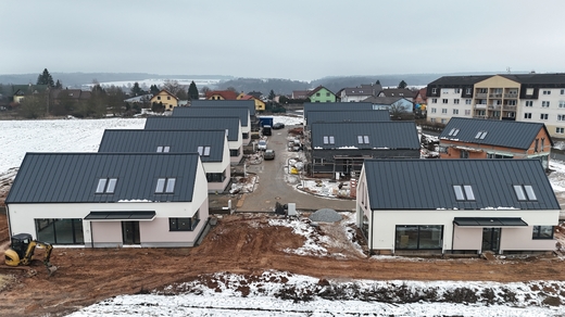 Soubor 11 pasivních domů Obytná zóna Línská