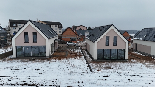 Soubor 11 pasivních domů Obytná zóna Línská