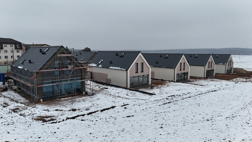 Soubor 11 pasivních domů Obytná zóna Línská