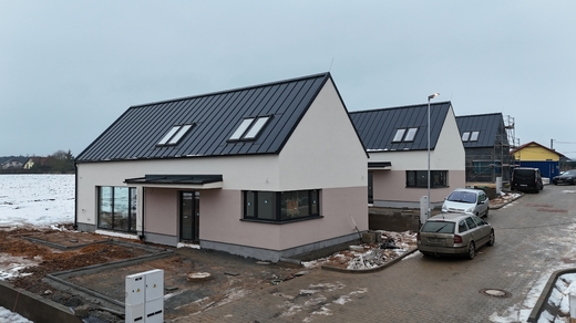 Soubor 11 pasivních domů Obytná zóna Línská