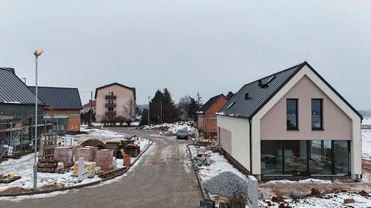 Soubor 11 pasivních domů Obytná zóna Línská