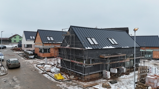 Soubor 11 pasivních domů Obytná zóna Línská