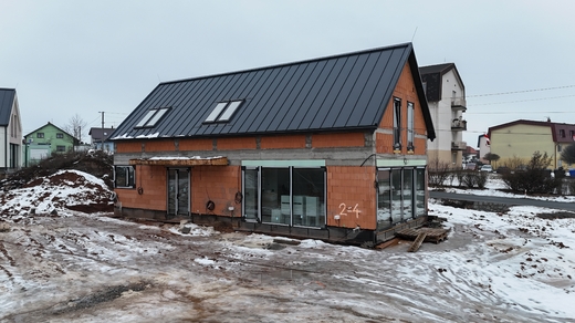 Soubor 11 pasivních domů Obytná zóna Línská